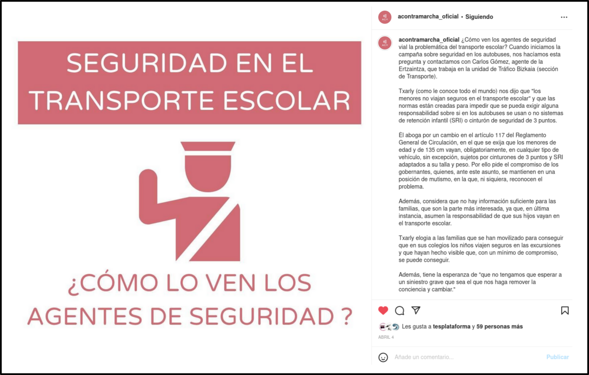 Experiencia agente de seguridad