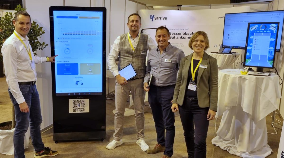 Trade fair appearance/live demo at the Schladming Driving School Conference