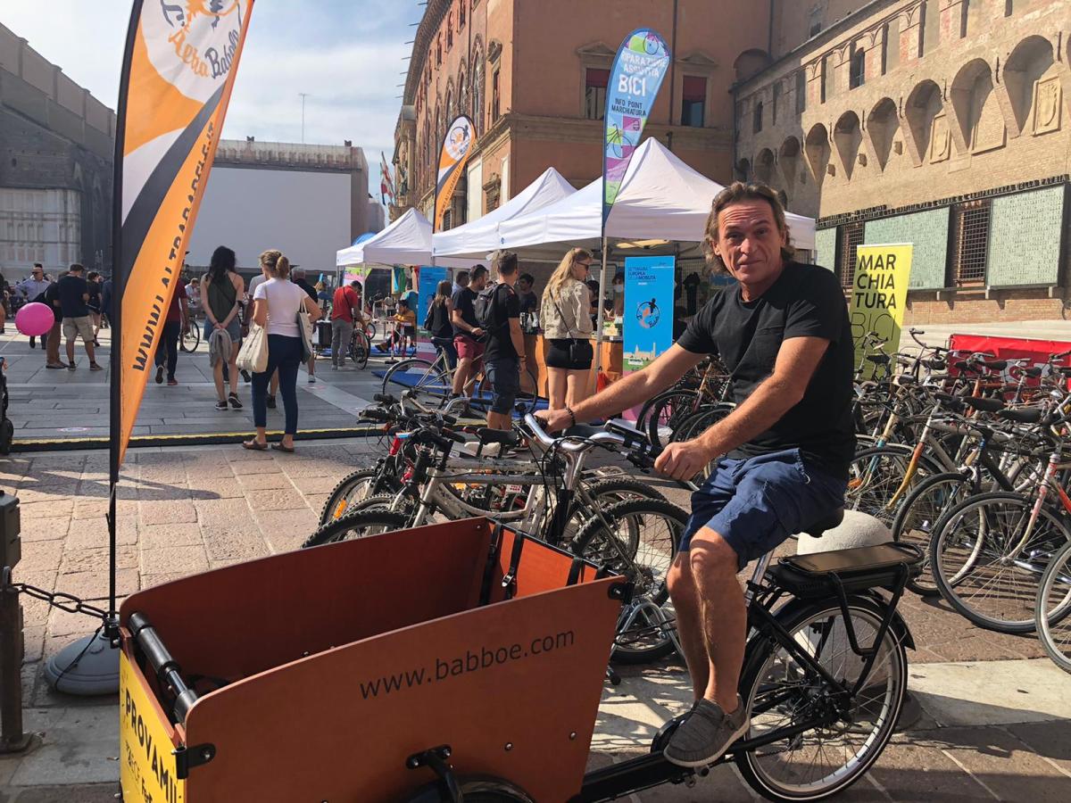 Cargo bikes in Bologne, Italy